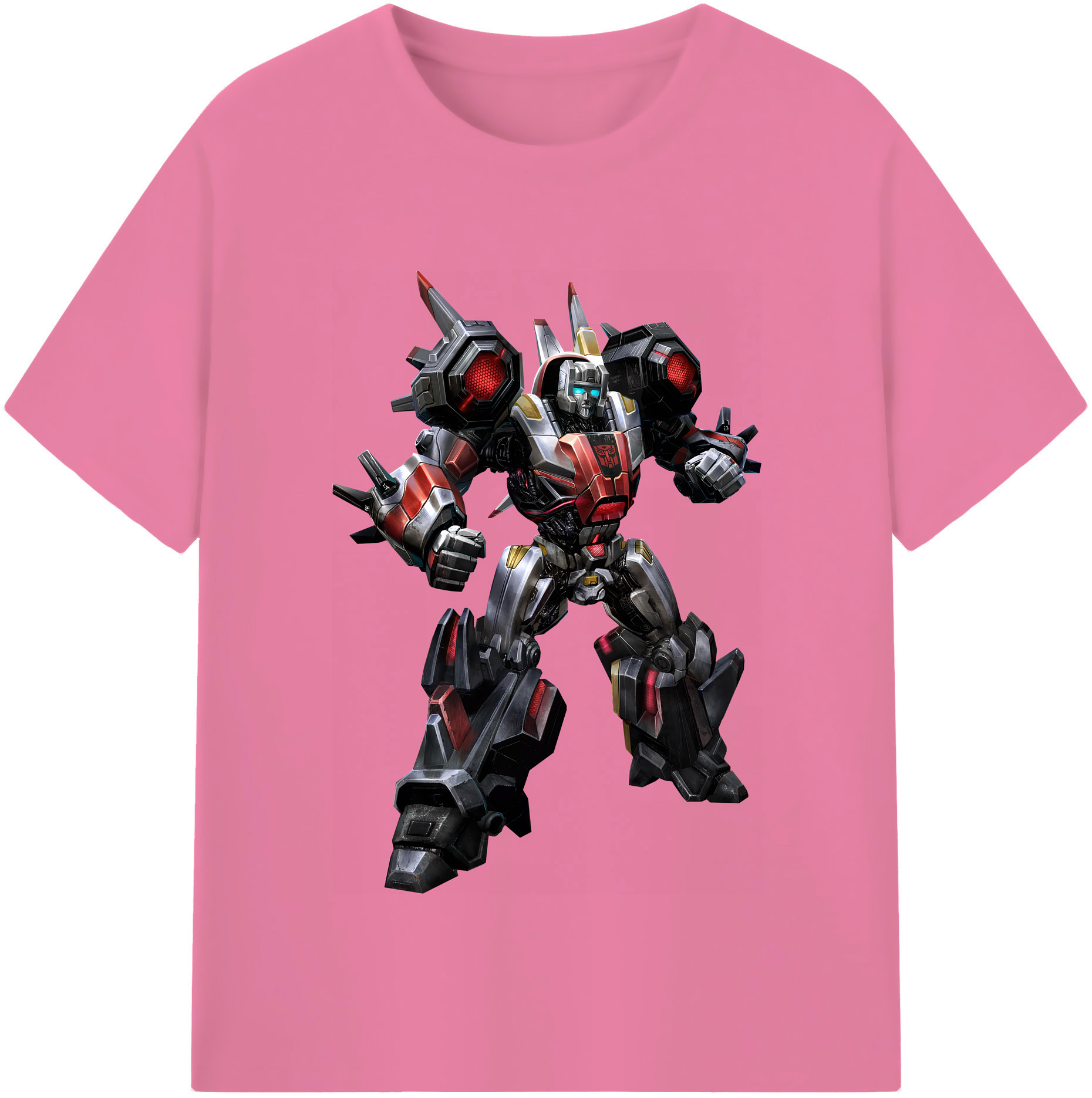 （画像用） Transformers トランスフォーマー 綿100％半袖Tシャツ（フロントプリント）